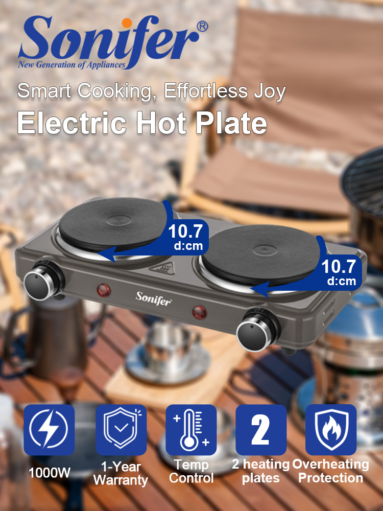 Двухконфорочная электрическая – обзор и цена Induction Cooktop Portable