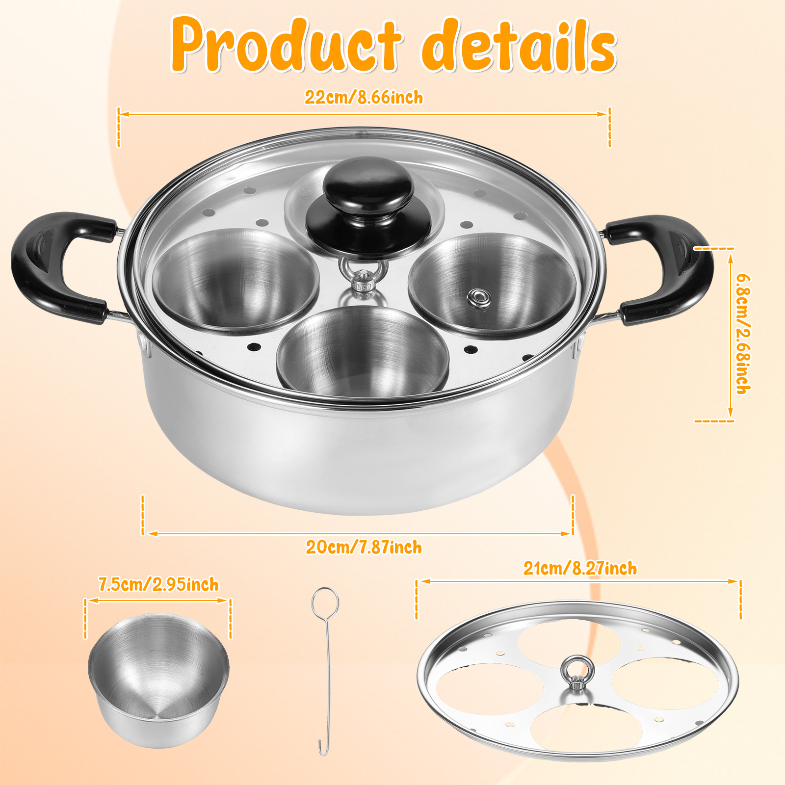 Яйцо-браконьер из нержавеющей  – обзор и цена Induction Cooktop Portable