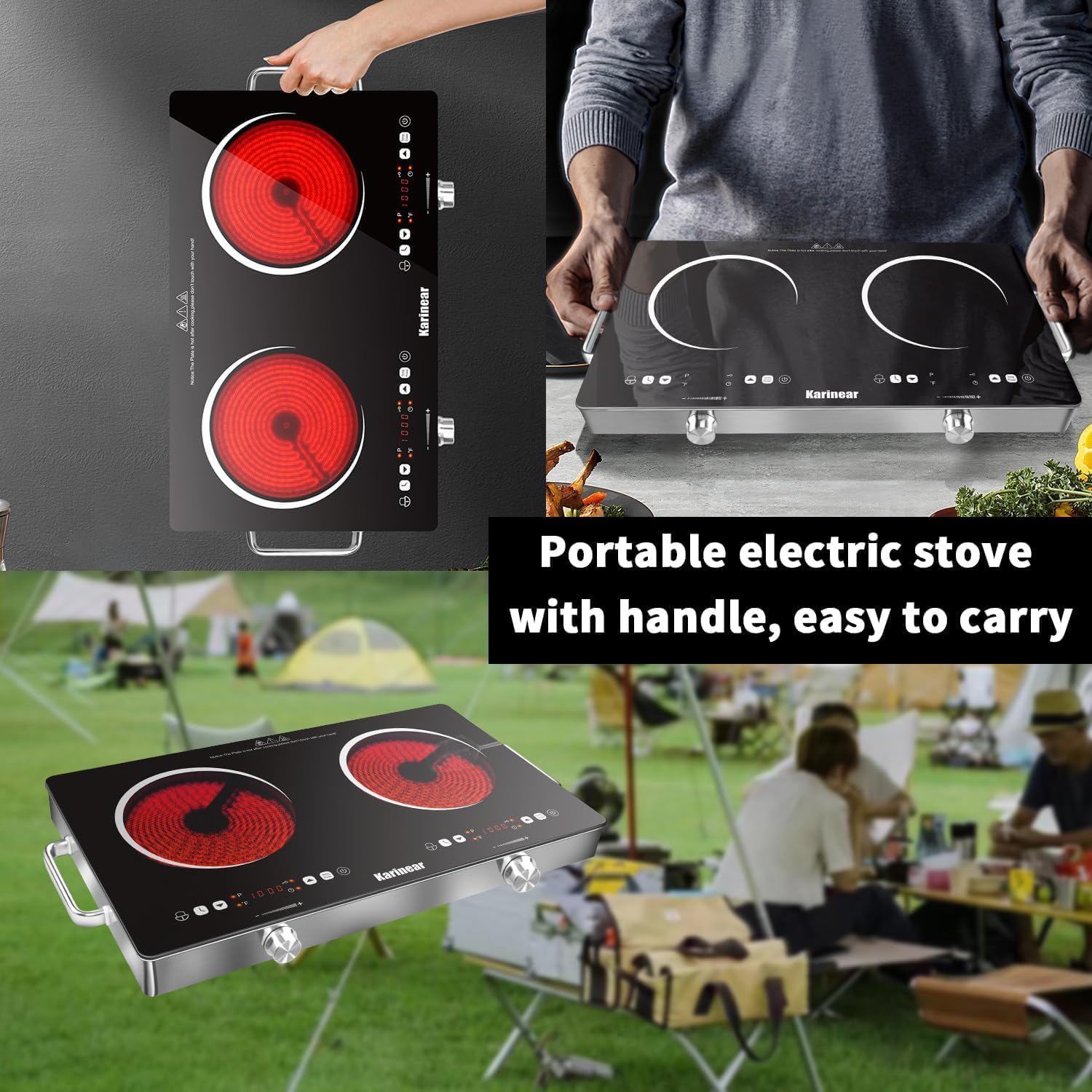 Керамическая варочная панель K – обзор и цена Induction Cooktop Portable